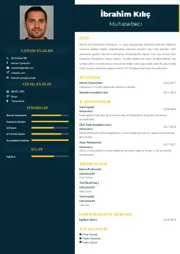 Muhasebeci Cv Örnekleri cv indir